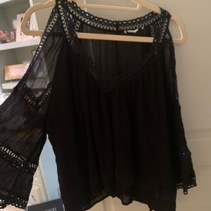 V neck Long Sleeve Top